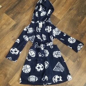 Komar kids sports fleece hooded robe